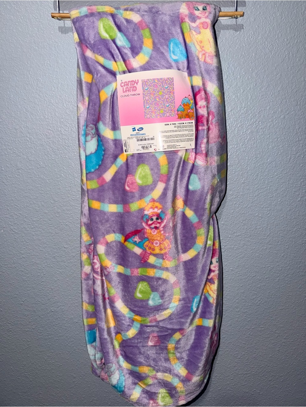 Candy Land Cloud Throw Blanket